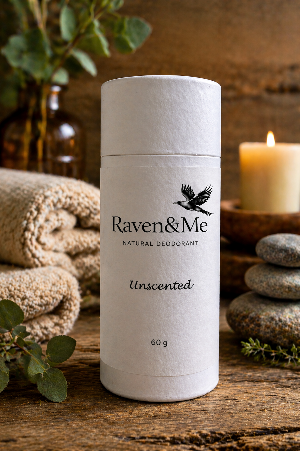 Natural Deodorant - Unscented 60g
